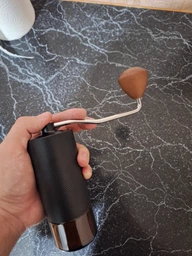 Портативна Ручна кавомолка з регулюванням помелу з сталевими жорнами Professional Grinder FB1 металевий механічний млин з нержавіючої сталі та скляним контейнером без електрики для зернової кави для дому туризму кемпінгу