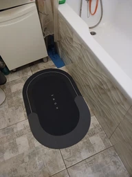 Великий килимок для ванної кімнати, кухні, нековзний, HOME, килим у ванну суперпоглинаючий, діатомітовий, 50х80 см фото від покупців 2