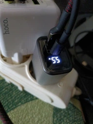 Зарядное устройство Foneng MaX 35W GaN мощное универсальное с индикатором заряда портативный адаптер с быстрой зарядкой блок питания USB-A и USB-C для телефонов планшета айфона и самсунга Apple iPhone Samsung фото от покупателей 1
