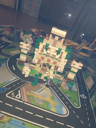 Конструктор детский Minecraft Крепость Железный Голем игровая крепость майнкрафт набор из кубиков и фигурок героев и животных 998 деталей с домиком и аксессуарами развивающий для мальчиков и девочек OnePro 70947