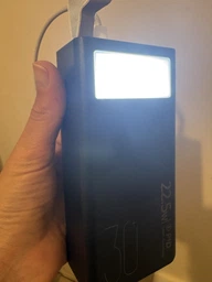 Повербанк 50000 mah 22.5W Super Fast Charge 10024 з LED дисплеєм і швидкою зарядкою PD/QC 3 порта powerbank павербанк для телефона apple айфона iphone самсунг samsung роутера планшета універсальний з ліхтариком фото от покупателей 18