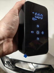 Авто компрессор беспроводной портативный 5в1 с функцией Powerbank 6000 mAh 10.3 Bar автомобильный насос для колес машины шин фото от покупателей 14