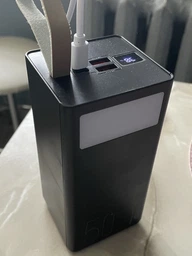 Повербанк 50000 mah 22.5W Super Fast Charge 10024 з LED дисплеєм і швидкою зарядкою PD/QC 3 порта powerbank павербанк для телефона apple айфона iphone самсунг samsung роутера планшета універсальний з ліхтариком фото от покупателей 13