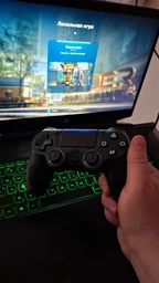 Джойстик бездротовий для телефона пк геймпад ігровий ps4 ps5 xbox блютуз для смартфона планшета ноутбука контроллер для iOS Android універсальний з USB кабель BS-350 OnePro 74043 фото від покупців 5
