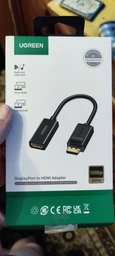 Адаптер Ugreen MM137 DisplayPort to HDMI Female Converter 1080P Black (UGR-40362) фото від покупців 5