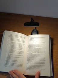 Настольная лампа светильник для чтения книг со встроенным аккумулятором лампа портативная фонарь LED лампы на аккумуляторе светодиодный на прищепке для книги фонарик (66432 Ruel) фото от покупателей 6