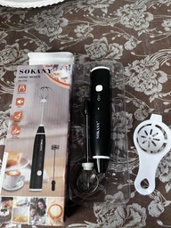Капучинатор Sokany SK-1772 акумуляторний Білий SRLD_348