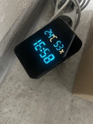 Дзвінок дверний бездротовий з козирком з DOORBELL 5615 з годинником, термометром і показником вологості фото від покупців 3