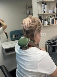 Массажер для спины, шеи и рук ног 4D с подогревом, 3 аккумуляторных беспроводных бионических разминающих насадки фото от покупателей 4