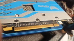 Видеокарта Sapphire Radeon RX 580 8GD5 Special Edition METAL BLUE NITRO+ (11265-21) Factory Recertified - Refurbished фото от покупателей 4