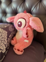 М'яка іграшка дитяча дихаючий Стіч Stich плюшева рожева