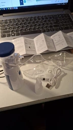 Портативный ультразвуковой ингалятор небулайзер Mesh Nebulizer для детей и взрослых, ручной для дыхательной терапии фото от покупателей 1