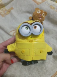 Коллекционная мягкая игрушка с кольцом Миньоны Pop Top 52Toys 25ZB301XHRTJ001 серии Bob & Tim
