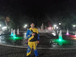 Спортивний костюм чоловічий Яскраво хіт M жовто-синій