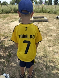 Дитяча футбольна форма Al Nassr (Аль Наср) Ronaldo 7 25/26, розмір 26 (зріст 140–145 см), жовта