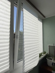 Комплект Жалюзі-плісе на вікна самоклеючі 60x180 см, Білий (BLINDS-WHITE60X80) фото від покупців 2