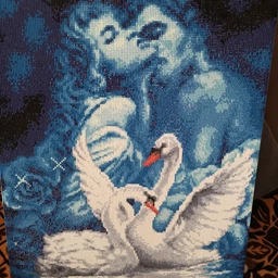 Алмазная мозаика ColorArt 40х50 Пылающая страсть SP076 полная выкладка, квадратные алмазики, набор для творчества и рукоделия