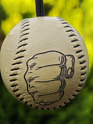 Файтбол (fight ball) тренажер для бокса на реакцию ручной работы из итальянской кожи желтый