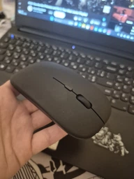 Безпровідна мишка для комп'ютера ПК та ноутбука бездротова Slim Mouse безшумна акумуляторна 2в1 Bluetooth і USB 2.4Hz плоска до ТВ