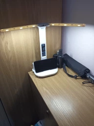 Світлодіодна настільна лампа трансформер на акумуляторі з дисплеєм 12в1 Tech Lamp - багатофункціональна з подвійним джерелом світла, календарем, термометром та тримачем для ручок, біла фото від покупців 3