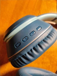 Бездротові навушники ATD АКZ-К27L з котячими вушками, LED-підсвіткою, Bluetooth, FM, MicroSD і мікрофоном | Для дітей і дорослих | Темно сині фото від покупців 2