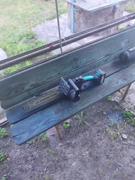 Аккумуляторная цепная пила ( пила ) садовая Vollyx Electric Saw с шиной 12» для дерева и веток, электропила + 2 аккумулятора 21В, кейс фото от покупателей 5