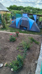 Палатка Nils Camp Highland кемпинговая NC6031 Blue-Grey (5907695518894)