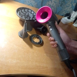 Професійний фен Super Hair Dryer 5 в 1 із захисту волосся різними насадками з іонізацією будь-якого волосся сушіння волосся червоний фото від покупців 1
