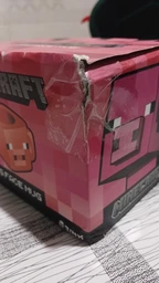 Кружка-чашка из игры Minecraft Поросенок (Свинка) Mojang Jinx Майнкрафт 290 мл Розовая