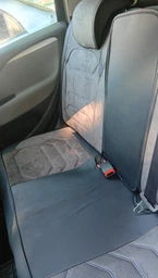 5D Чехлы на сиденья для BMW 7 SERIES 2002-2008 E65/E66 Autovalom Flannel черные с серой вставкою фото от покупателей 3