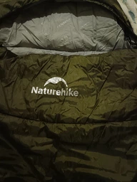 Спальный мешок Naturehike з капюшоном U250S NH20MSD07 (0°C) лівий, темно-зелений (6927595764305-L) фото от покупателей 2