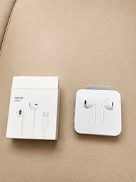 Наушники вкладыши проводные EarPods USB Type C для Apple iPhone 15 16 17 LEXEGO Headphones Белые EUC2J/W