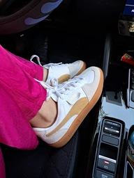 Жіночі кеди низькі Puma Palermo Leather 39646401 39 Сірі (4099685703234)