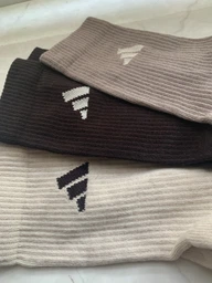 Набор женских носков высоких хлопковых Adidas C ESS CRW KQ6777 37-39 (S) 3 пары Бежевый (4067907148491)