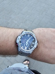 Годинник Casio GST-B100D-1AER G-Shock., Сріблястий