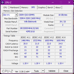Модуль памяти для ноутбука SoDIMM DDR4 16GB 3200 MHz Goodram (GR3200S464L22/16G) фото от покупателей 1