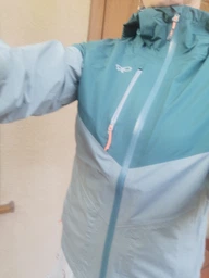 Жіноча мембранна куртка Outdoor Research Foray 1 Gore-tex трекінгова для походів Розмір M Зелений з сірим фото от покупателей 1