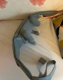 Масажер портативний акумуляторний Massager shoulder neck waist back legs для шиї, спини і тіла з підігрівом бежевий