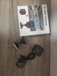 Мини камера IP скрытого видеонаблюдения wi-fi Full hd 1080 куб camera беспроводная скрытая маленькая миникамера вайфай с датчиком движения аккумуляторная видеокамера с записью на карту памяти microSD онлайн с передачей на телефон для дома офиса черная