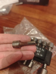 Набір торцевих насадок для шуруповерта 14 шт HEX 1/4", Магнітні головки CrV 5–12 мм та 3/16"–7/16" у кейсі фото от покупателей 2