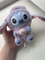 Плюшева іграшка сюрприз із брелоком Лабуба LABUBU СТІЧ Stitch