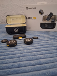 Мікрофонна радіосистема HOLLYLAND LARK M2 DUO with USB-C Plug (Type-C) для смартфона. Мікрофон петличний бездротовий - мобільна версія