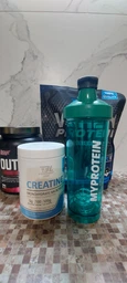 Шейкер спортивний + пружина 700 мл Myprotein fuel yuor ambition блакитний