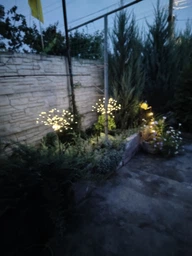 Садовий світильник 2 шт Феєрверк 150 LED на сонячній батареї з акумулятором IP65 фото от покупателей 2