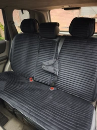Накидки чехлы на сиденье для NISSAN X-TRAIL 2001-2007 (T30) AUAU Polosso черные фото от покупателей 1