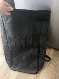 Рюкзак чоловічий міський ролтоп жіночий rolltop стильний молодіжний водонепроникний підлітковий рюкзак для студентів ноутбука подорожей повсякденний для міста місткий універсальний Чорний 73665