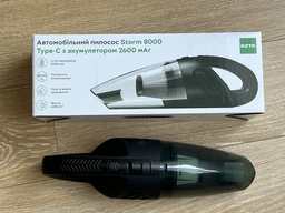 Аккумуляторный автомобильный пылесос RZTK Storm 8000 USB Type-C (Беспроводной, 2600 мА/ч, HEPA, 8000 Па) фото от покупателей 3