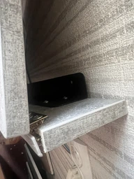 Обеденный стол-трансформер Ника настенный Ferrum-decor 420x900x500 Черный металл ДСП Дуб Сан-Марино 16 мм (NIKA002) фото от покупателей 2