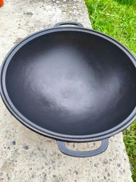Казан Maysternya 12 л, Ø 40см чавунний WOK з кришкою-сковородою гриль. Вага 13,9кг (V12CPGr)