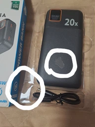 Повербанк 20000 mAh 22.5W зі швидкою зарядкою PD/QC Remzona Extrinity 20X для телефона apple айфона samsung універсальний повер банк 20 000 потужний портативний пауербанк для iphone самсунг роутера планшета смартфона павербанк чорний з Type-C + кабель фото від покупців 2